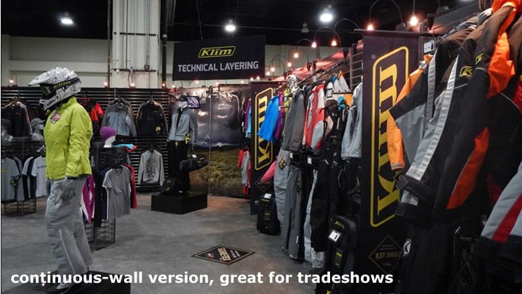 Continuous-Wall Version, great For Tradeshows
