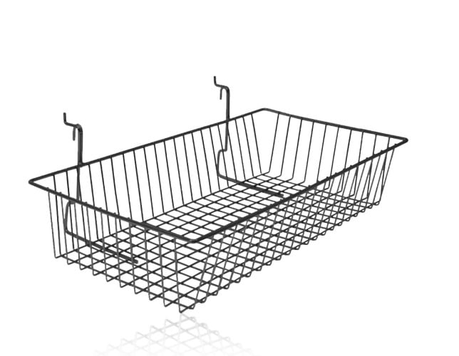 SlatWall Basket - Wire Basket Accessory for SlatWall