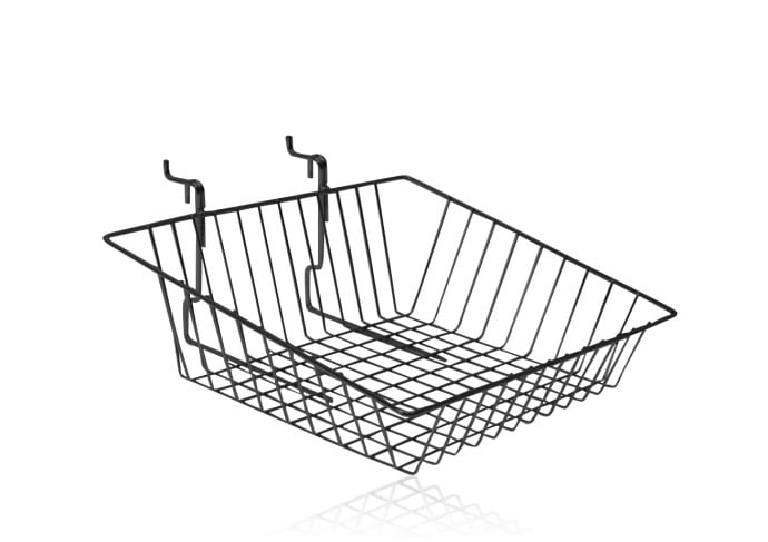SlatWall Basket - Wire Basket Accessory for SlatWall